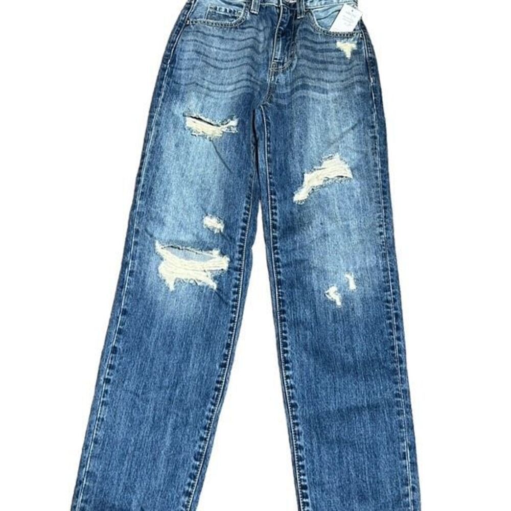 Willow & Root NWT Vintage Dad Jean High Rise Distressed Size 22